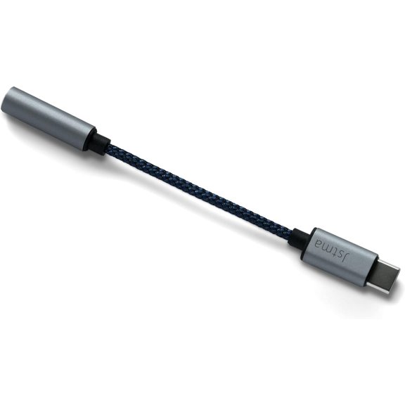 USB C to 3.5mm Headphone Microphone TRRS Jack Adapter Type C Audio Cable Dongle Compatible for Google Pixel Samsung Galaxy Androids Phones for Video Conferencing Volgging