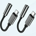 USB C to 3.5mm Jack Headphone Adapter 【2 PACK】 Type C Headphone Jack