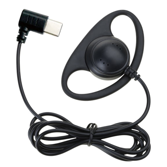 USB C/3.5mm Single Side Ear Hook Earphone Earbud Headsets for Tablet Computer MP3 Players for Phone