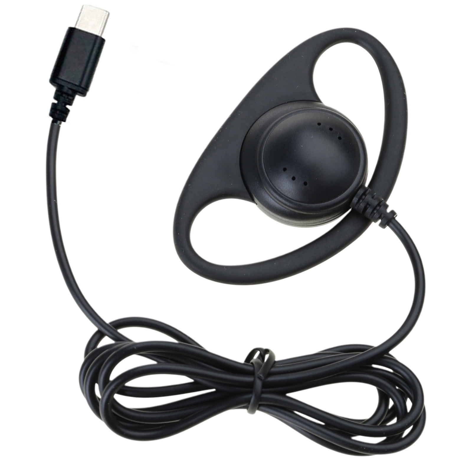 USB C/3.5mm Single Side Earphone Corded Headsets Single Side Earbud ...