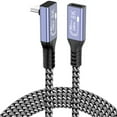 thumbnail image 1 of USB C 4 Cable USB C Extension Cable Male to Female Support 240W Fast Charging 4K Video Output for Phone16/15 Laptops, 1 of 6