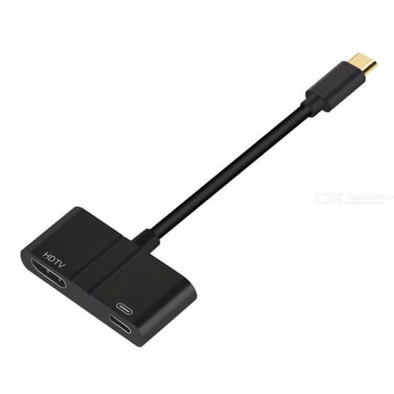 USB-C to 4K HDTV Adapter for Galaxy Z Fold 3 5G/Flip 3 5G - PD Port TV Video Hub TYPE-C Charger Port Projector Converter B2W Compatible With Samsung Galaxy Z Fold 3 5G/Flip 3 5G