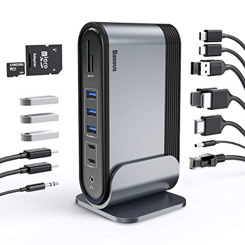 USB C 4K Triple Display Docking Station Baseus USB C Dock