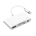 thumbnail image 1 of USB-C 5 in 1 Hub Adapter Converter Multi-Function Portable Card Reader, High-Speed Data Transfer, 1 of 10