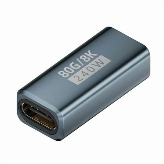USB C Adapter 240W 80Gbps 8K@60Hz for Thunderbolt 4/5 and Phone 16 15 Pro Max with Fast Charging Display