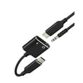 thumbnail image 1 of USB C to 3.5mm Headphone Jack Adapter for iPhone 16 15 Pro Max(2in1)Type C AUX Cable Charger Port Splitter Audio Dongle Compatible for Samsung Galaxy S25 S24 for Apple Android for iPad Accessories, 1 of 7