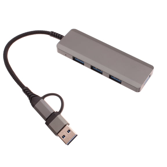 USB-C Adapter Compatible With Boost Mobile Celero 5G Plus (2023,2024) - 4-in-1 Hub USB-A USB-C to USB-A Converter USB Splitter