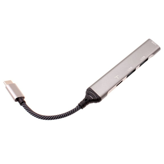 USB-C Adapter Compatible With For iPad Pro 12.9" (3rd/4th/5th/6th Gen) 4-in-1 Hub PD TYPE-C Charger Port USB Splitter