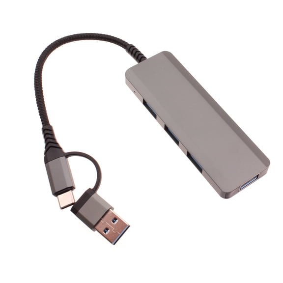 USB-C Adapter Compatible With iPad Pro 11"/12.9" (2020,2021,2022) - 4-in-1 Hub USB-A USB-C to USB-A Converter USB Splitter
