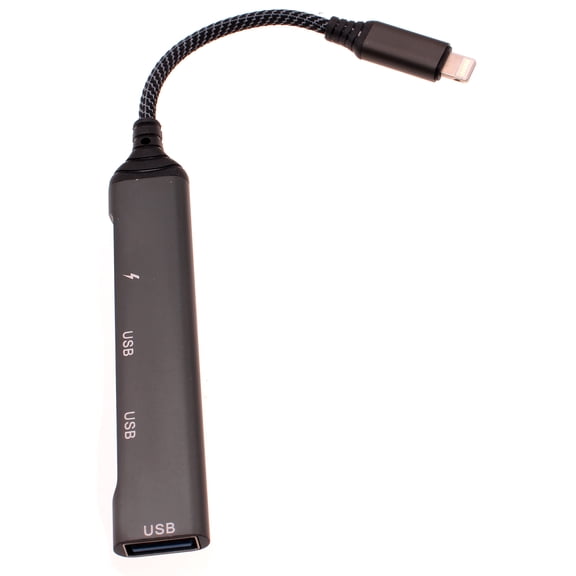USB-C Adapter Compatible With iPhone 11/12/13/14/Plus/Pro/Pro Max - 4-in-1 USB Hub Charger Port Splitter