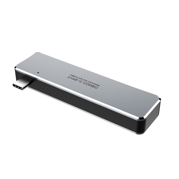 USB C Adapter Including 3 USB Hubs And Storage Card Slot Fast 5Gbps Read Speed For Computer strong Metal Case