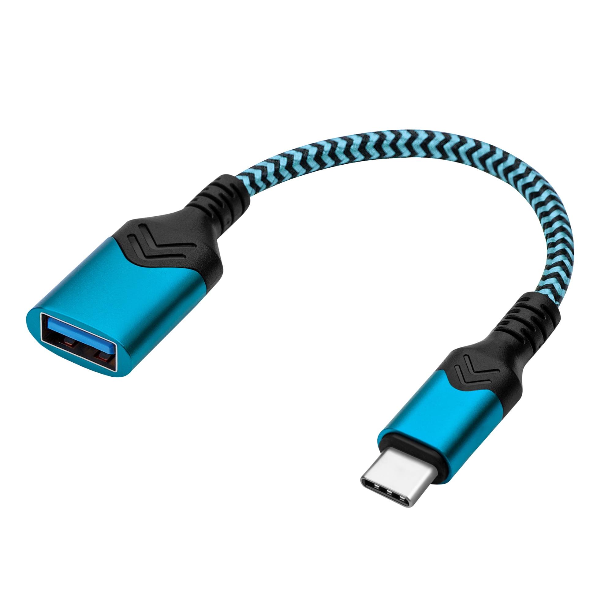 Lonian Type C Male to USB 3.0 A Female Cable, Blue