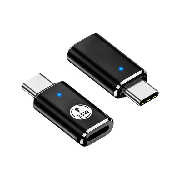 USB C Adapter, Type-C Charging and Data Traer Cable, 35W Fast Charging, 480 Mbps Data Sync, Durable Aluminum Alloy, Plug and Play, Portable USB-C Converter