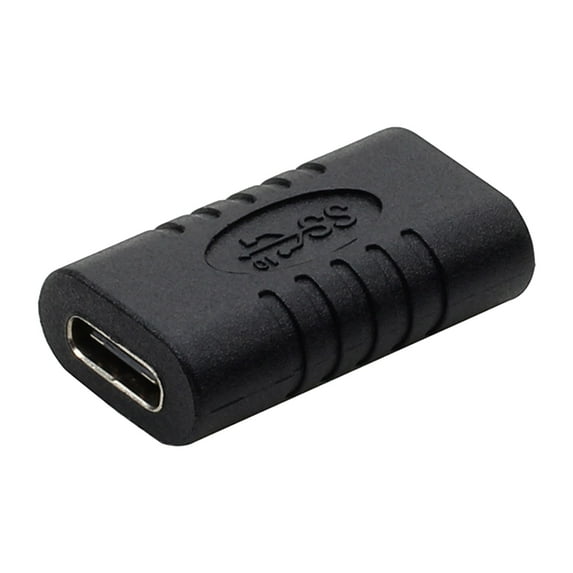 USB C Adapter Type C Coupler Supports 60W Fast Charging and Data Sync Head