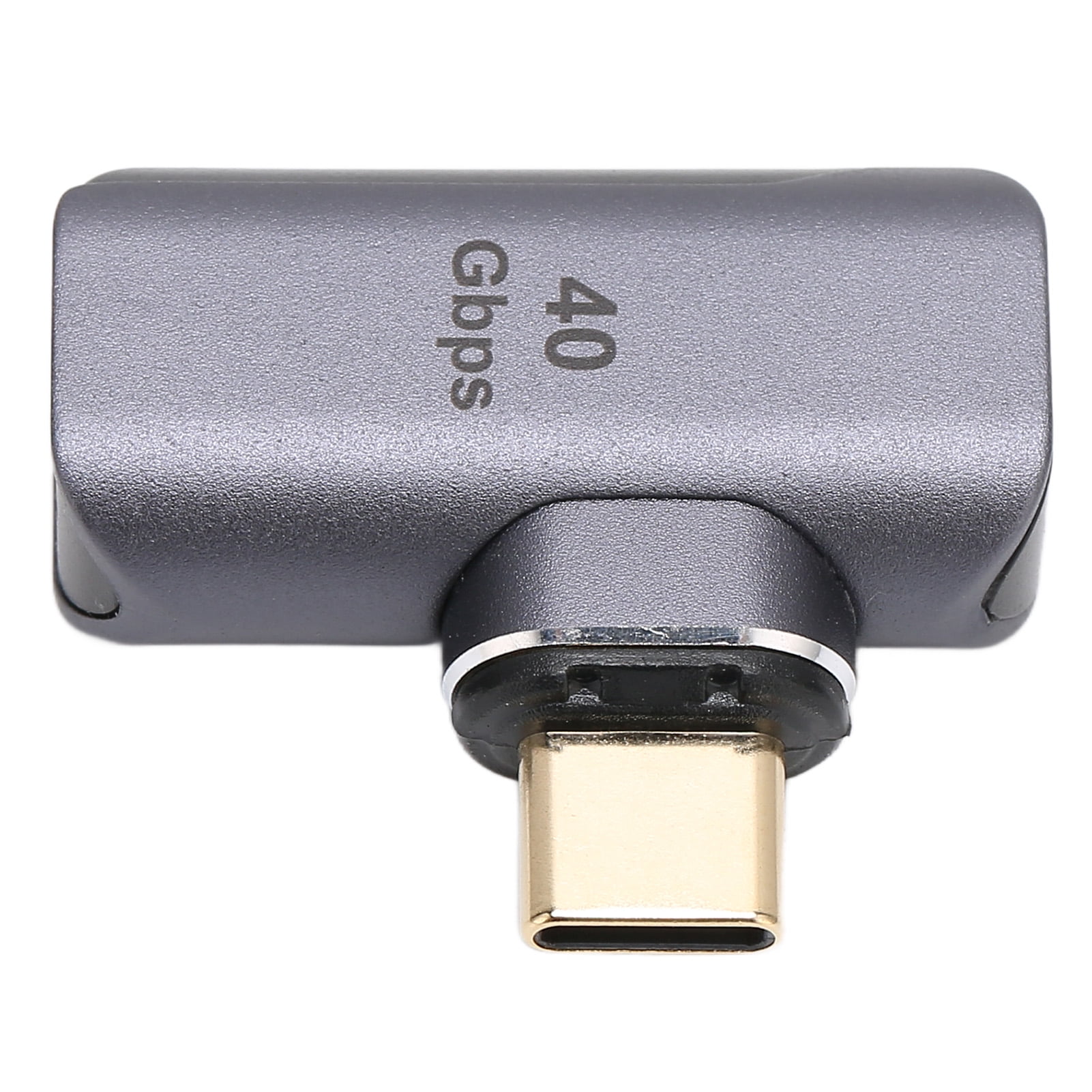 USB C Adapter, USB4.0 Elbow Type C Connector, PD 100W Fast Charging