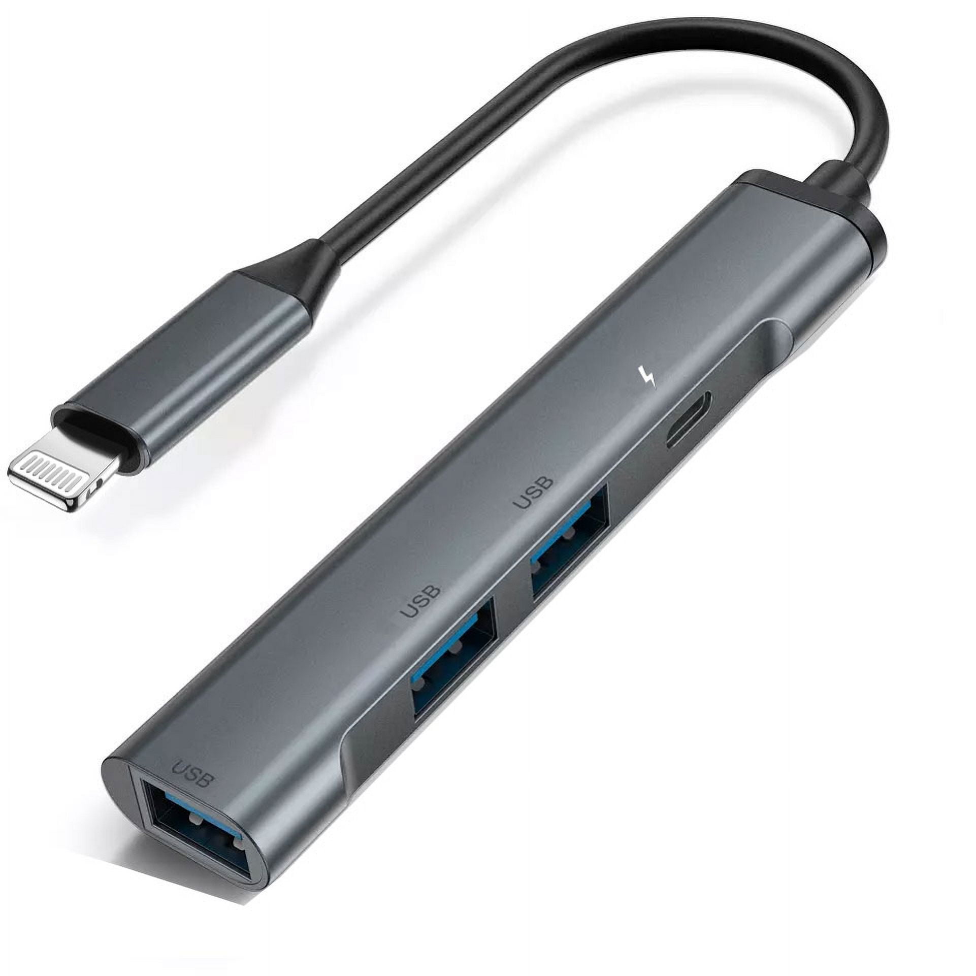 USB-C Adapter for iPhone 14/Pro/Max/Plus - 4-in-1 TYPE-C Hub