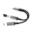 thumbnail image 1 of USB C to Audio Charger Splitter(2in1)Dual Type C AUX Headphone Jack Cable Adapter for iPhone 16 15 Pro Max Compatible for Samsung S25 S24 S23 Dongle for Apple for iPad Charging Headset Car converter, 1 of 7