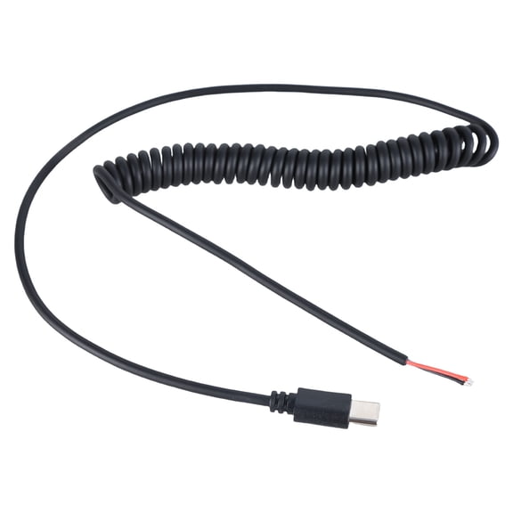 USB C Bare Wire Power Cable,5V Charging Cable USB C Male 2Pin Pigtail Cable For Various Use Charging Wire 55cm-120cm