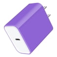 thumbnail image 1 of USB C Block,USB C Wall Charger Block,AILKIN PD 20W Type C Block Charger Fast Charging Charger Plug Power Adapter USB C Brick Cube For Android Fast Charger Block,Purple, 1 of 5