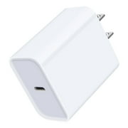USB C Block,USB C Wall Charger Block,AILKIN PD 20W Type C Block Charger Fast Charging Charger Plug Power Adapter USB C Brick Cube For Android Fast Charger Block,White