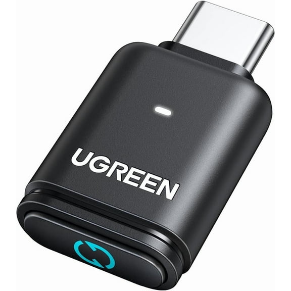 USB-C Bluetooth Adapter for PS5, Bluetooth 5.3 Audio Adapter with APTX Low Latency & aptX-Adaptive, Wireless Audio Transmitter to Connect Wireless Headphones & Earbuds