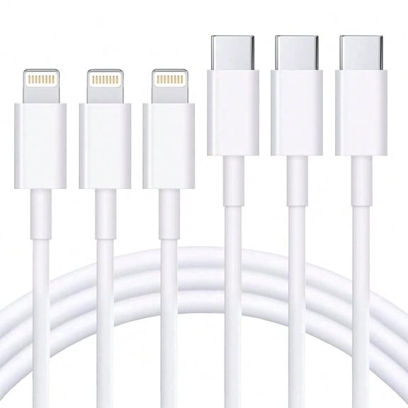 USB C to Cable 1/2/3Pack 6 FT, i-P-h-o-n-e Fast Charger Cable , Type-C Power Delivery Charging Cord for i-P-h-o-n-e 14 13 12 Pro Max 12 Mini 11 XS XR X 8 7 Plus SE。
