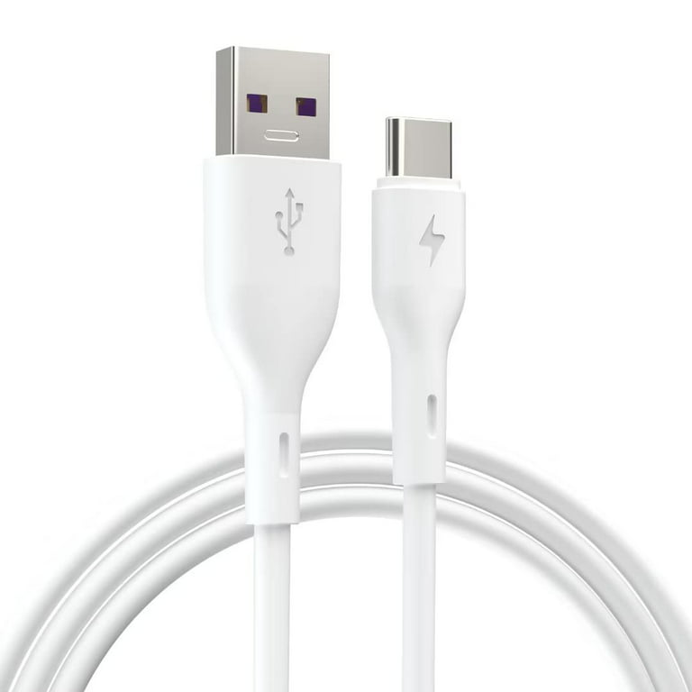 USB C Cable, 1.6ft Type C Charger Premium TPE USB Cable, USB A to Type C  Charging Cable Fast Charge for MacBook Pro, iPad Pro, iPad Air 4, Samsung  Galaxy S21, Pixel