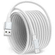 USB C Cable 10ft, Long USB A to USB C Cable Fast Charging, USB to USB C Charger Cord Braided Compatible with 17/17 Pro/17 Pro Max/Air/16/16 Plus/16 Pro/16 Pro M