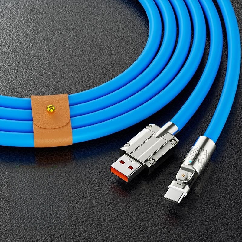 USB C Cable 120w Super Fast Charging Cable Liquid Silicone Mobile Game ...
