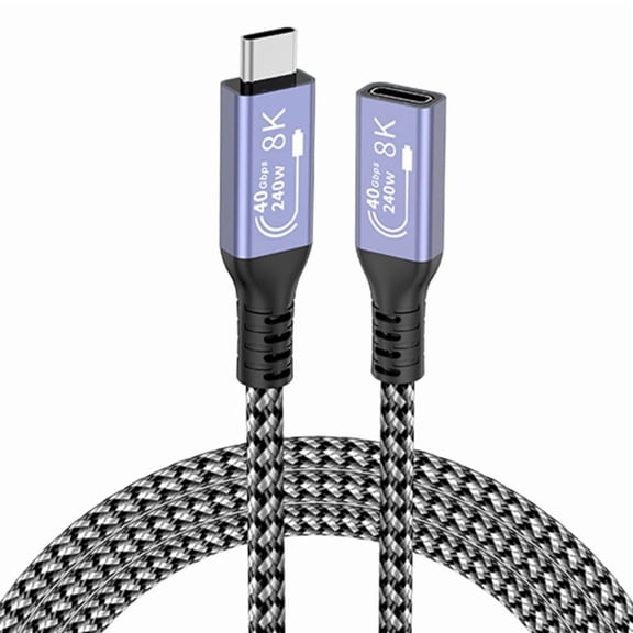 USB C Cable 240W Power 8K Video Transfer Thunderbolt4/3 Compatible for Phone15