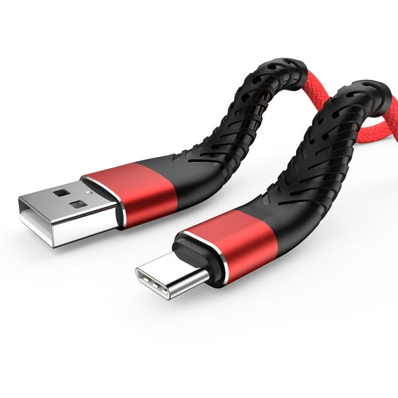 USB C Cable 3A Fast Charging Charger Cord for Samsung Galaxy S21 S22 S23 Ultra S20 Plus Note 10 20 10ft Nylon Braided Long Wire