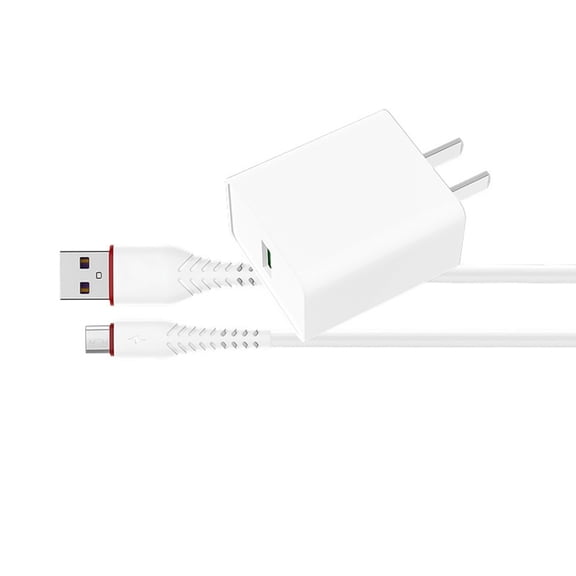 USB C Cable 50W Fast Charging Cord USB Charger US Adapter for Mobiles