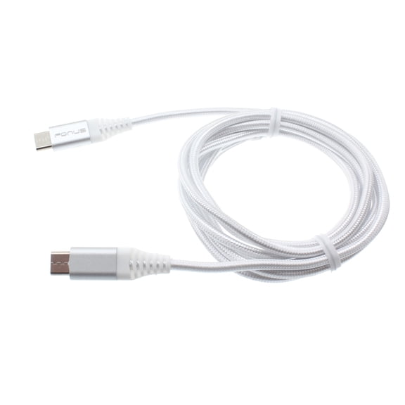 USB-C Cable Compatible With iPhone 16e/17e - 6ft Long Fast Charge Power Cord (Type-C to Type-C) Wire