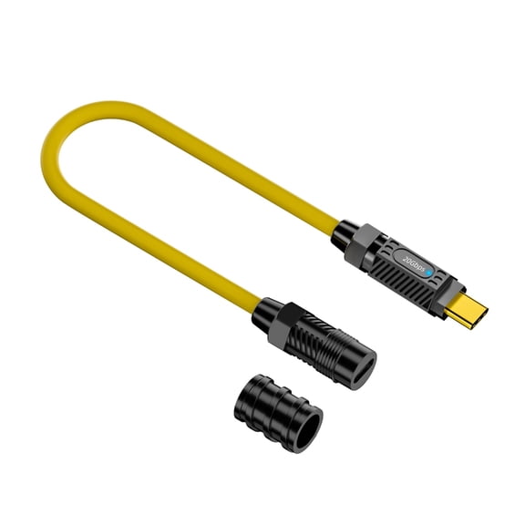 USB C Cable Portable Data Cord 140W Power Delivery Spring Retractable Cable Fasting Charging Data Transmission Cable