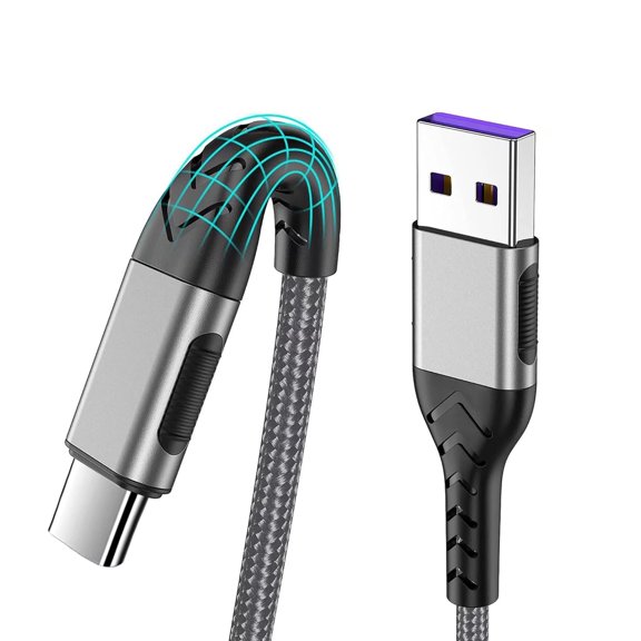 USB C Cable, Upgarded 2Pack 10ft Fast Type Charging Cable for Android/Phone/Pad/Laptop, Charger Braided Compatible withi Phone 17/16/15/Pro/Plus/Max/Sam.Sung-Silver