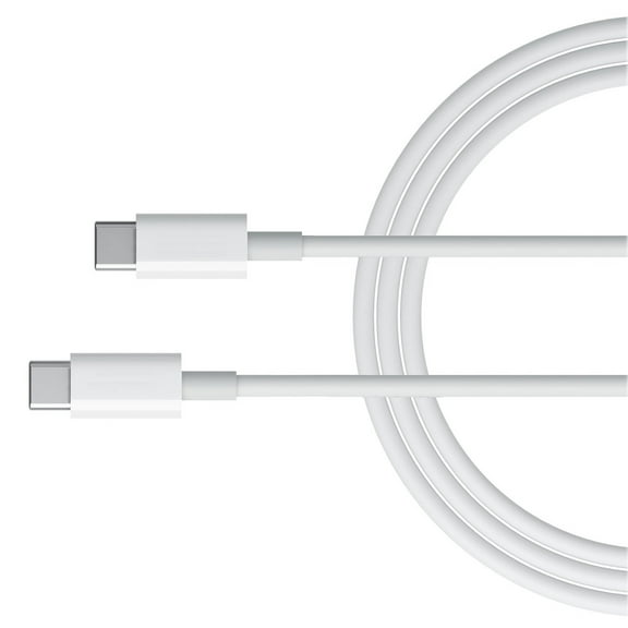 USB-C Cable for OnePlus Nord 3/N30 5G/N300 5G - 6ft Long Fast Charger Cord Power Wire Type-C to Type-C Data Sync White