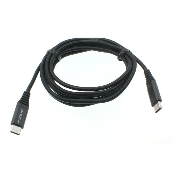 USB-C Cable for OnePlus Nord 3/N30 5G/N300 5G - 6ft Long Fast Charger Power Cord (Type-C to Type-C) Wire Sync Braided
