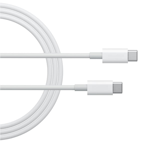 USB-C Cable for Samsung Galaxy Tab A9/Tab A9 Plus - 6ft Long Fast Charger Cord Power Wire Type-C to Type-C Data Sync White
