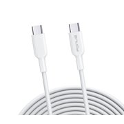 USB-C Cable for TCL Flip 4 5G - 6ft Long Fast Charger Cord Power Wire Type-C to Type-C Data Sync White