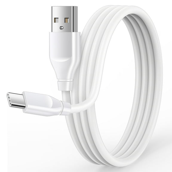USB C Cables,Type C USB Cables 6ft,HAOANO USB Type C to USB a Cable Android Type C Charger Charging Cords USB-C Phone Cables,White