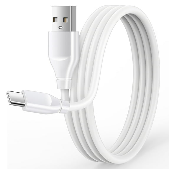 USB C Cables,Type C USB Cables 6ft,HAOANO USB Type C to USB a Cable Android Type C Charger Charging Cords USB-C Phone Cables,White