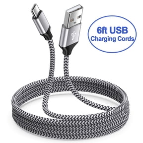 USB C Cables,Type C USB Cables,AILKIN USB Type C to USB a Cable Android Type C Charger Charging Cords USB-C Phone Cables,White