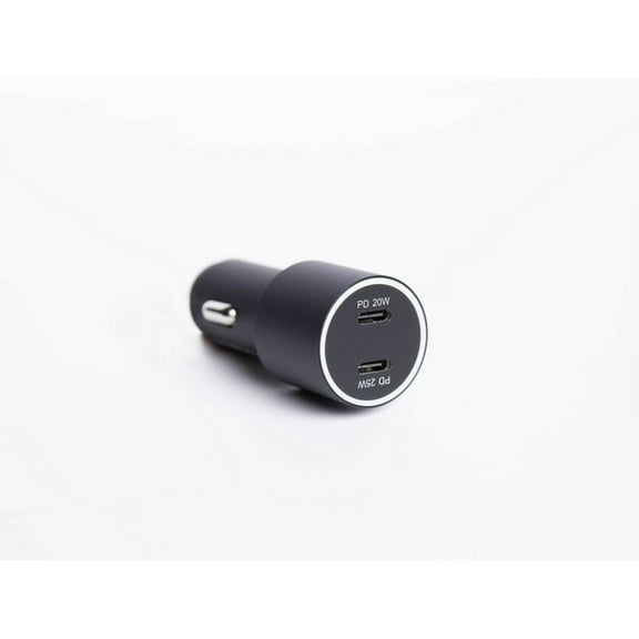 USB C Car Charger 45W Dual Ports PPS 45W 25W/20W Super Fast Charge Car Adapter for Google Pixel 6 Pro ( Cable NOT Included ) - Black