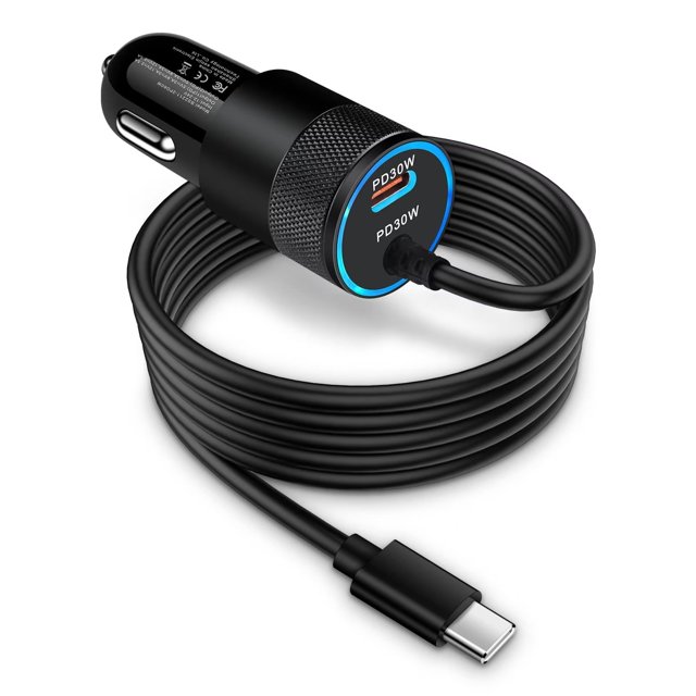 USB C Car Charger,FiveBox Type C Car Charger 60W USB Car Charger Adapter with Android Type C