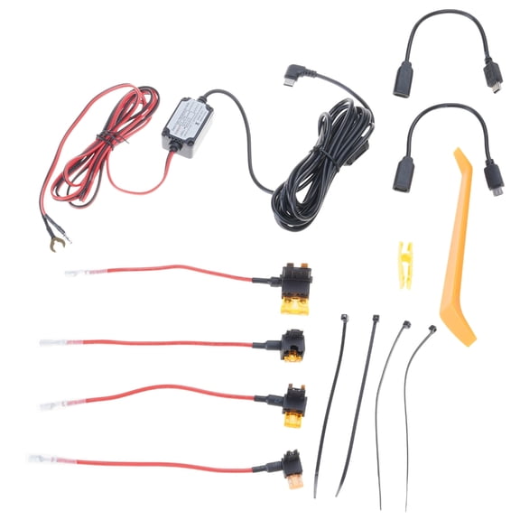 USB C Car Vehicle Hardwire Kit 12V to 24V to 5V Power Adapter for Dashboards Cameras Navigation Cameras 12V24V To 5V