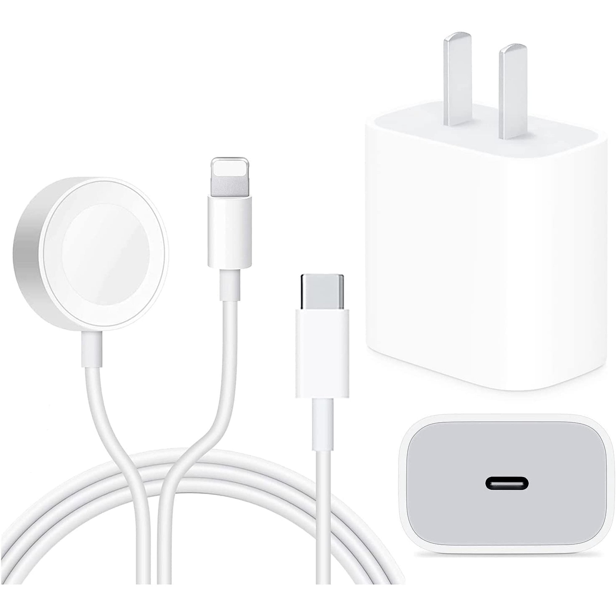 USB C Charger for Apple Watch,20W PD Fast Wall Charger 2 in 1