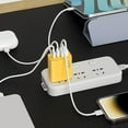thumbnail image 1 of USB C Charger Block,120W 4-Port USB C Wall Charger Charger Fast Charging PD Power Adapter+QC Wall Plug Multiport Type C Brick Chargers for Most Electronic Devices,Yellow(A), 1 of 6