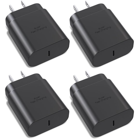 USB C Charger Block 25W PD Super Fast Charger Type C Wall Plug Adapter Quick Charging for Samsung Galaxy S25/S24/S23/S22/S21/S20/Z Fold 3/4/5/Note20
