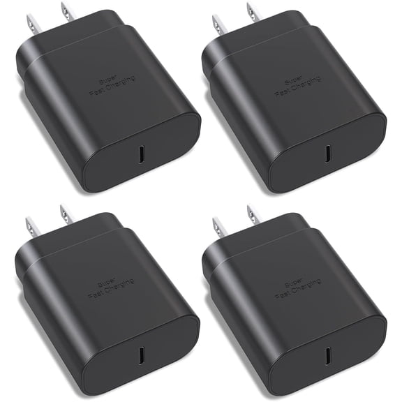 USB C Charger Block 25W PD Super Fast Charger Type C Wall Plug Adapter Quick Charging for Samsung Galaxy S25/S24/S23/S22/S21/S20/Z Fold 3/4/5/Note20
