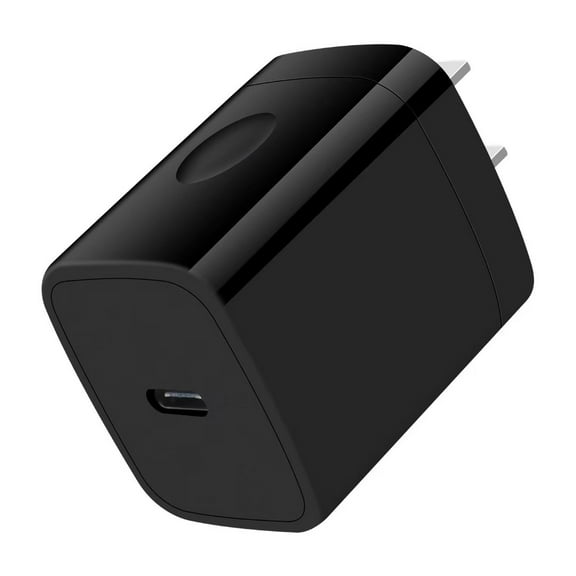 USB C Charger Block,AILKIN 20W PD Type C Block Chargers Wall Charger Block Fast Charging Charger Plug Power Adapter USB C Brick Cube,Dark Black